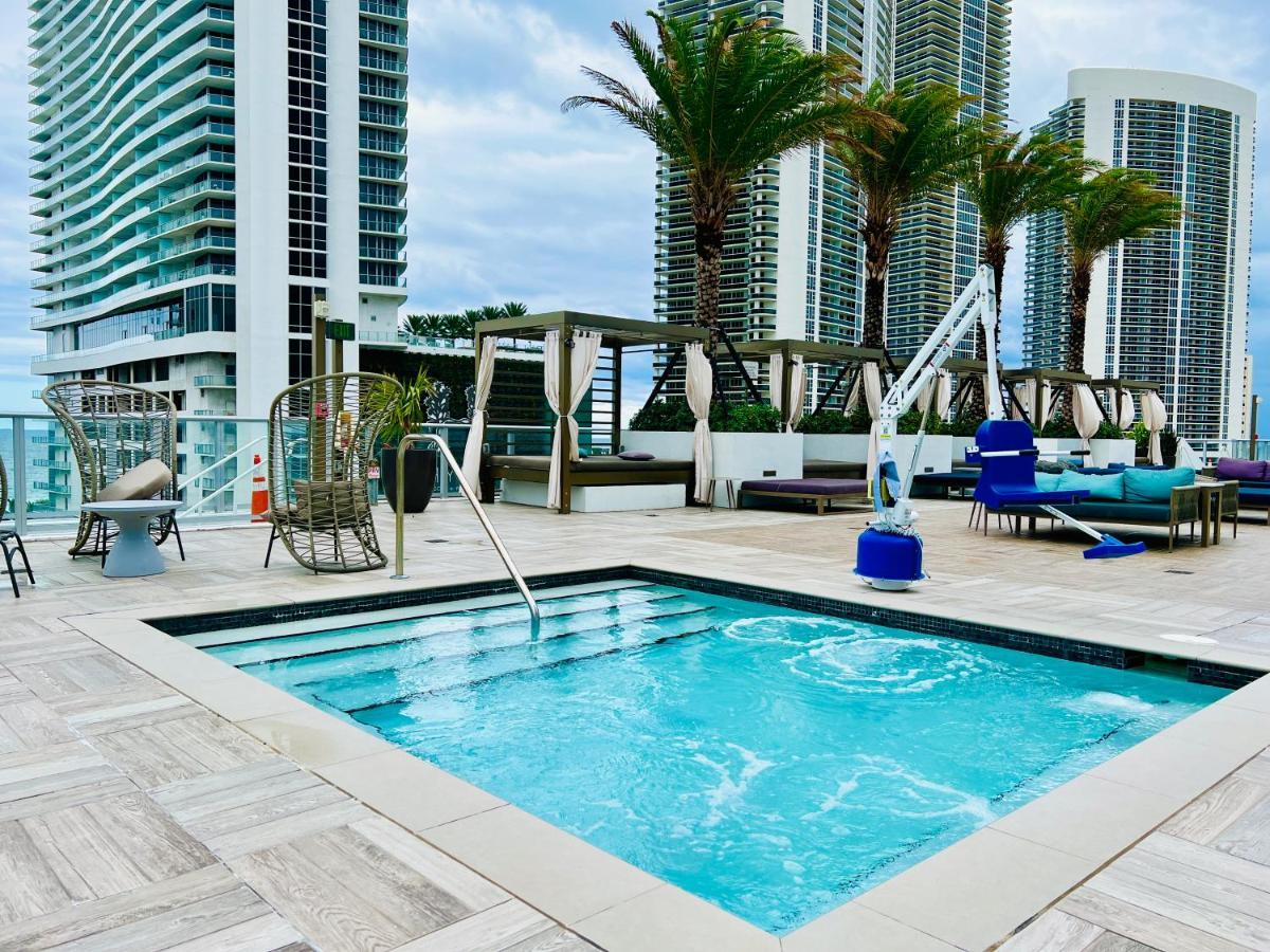 Hyde Beach House Three-Bedroom, Waterfront, Ocean And Intercostal View, Rooftop Pool, 5 Min Walk To Beach Hollywood Luaran gambar