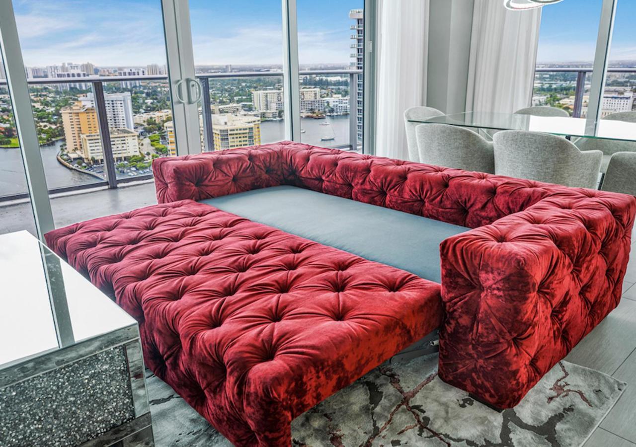 Hyde Beach House Three-Bedroom, Waterfront, Ocean And Intercostal View, Rooftop Pool, 5 Min Walk To Beach Hollywood Luaran gambar
