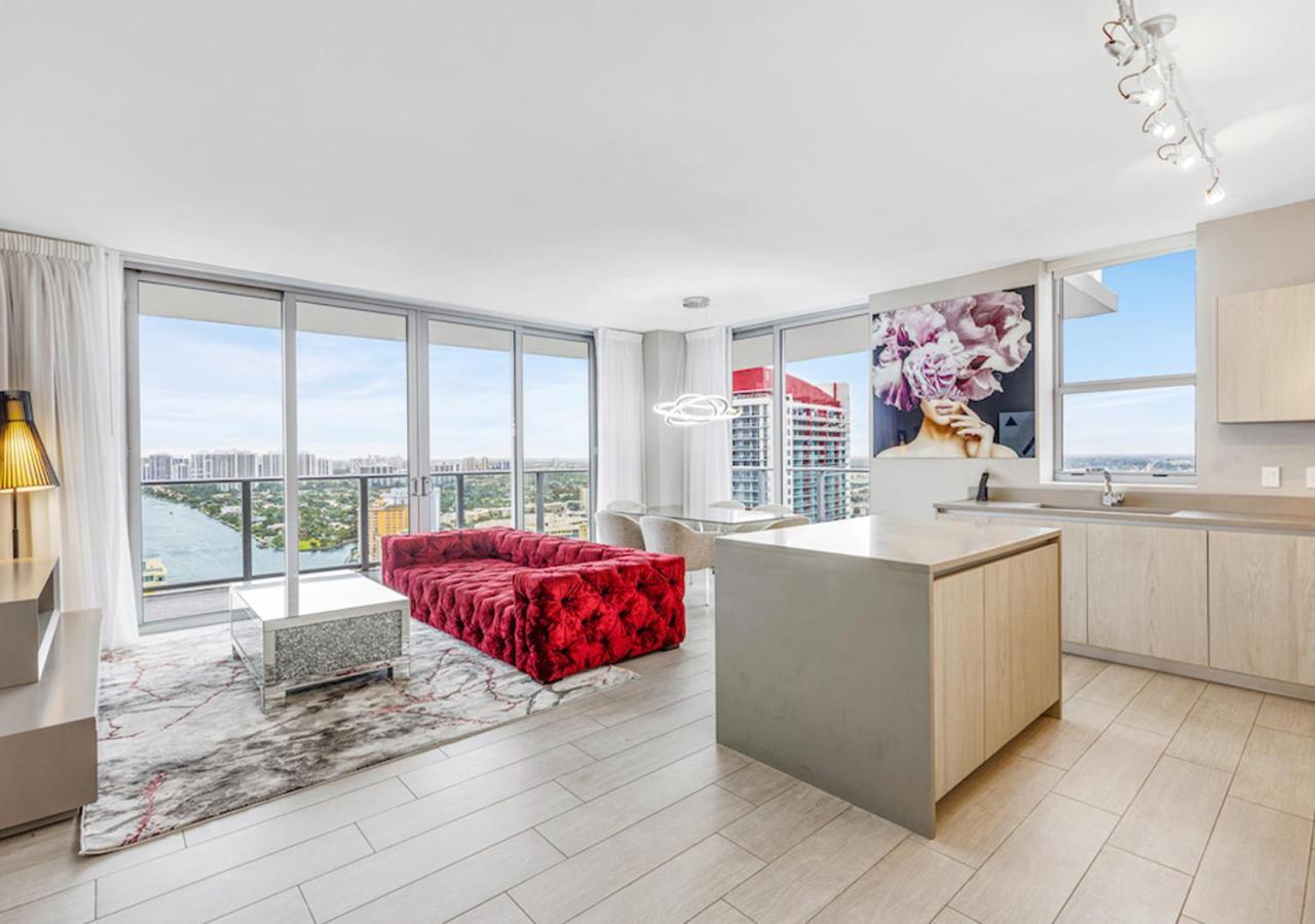 Hyde Beach House Three-Bedroom, Waterfront, Ocean And Intercostal View, Rooftop Pool, 5 Min Walk To Beach Hollywood Luaran gambar