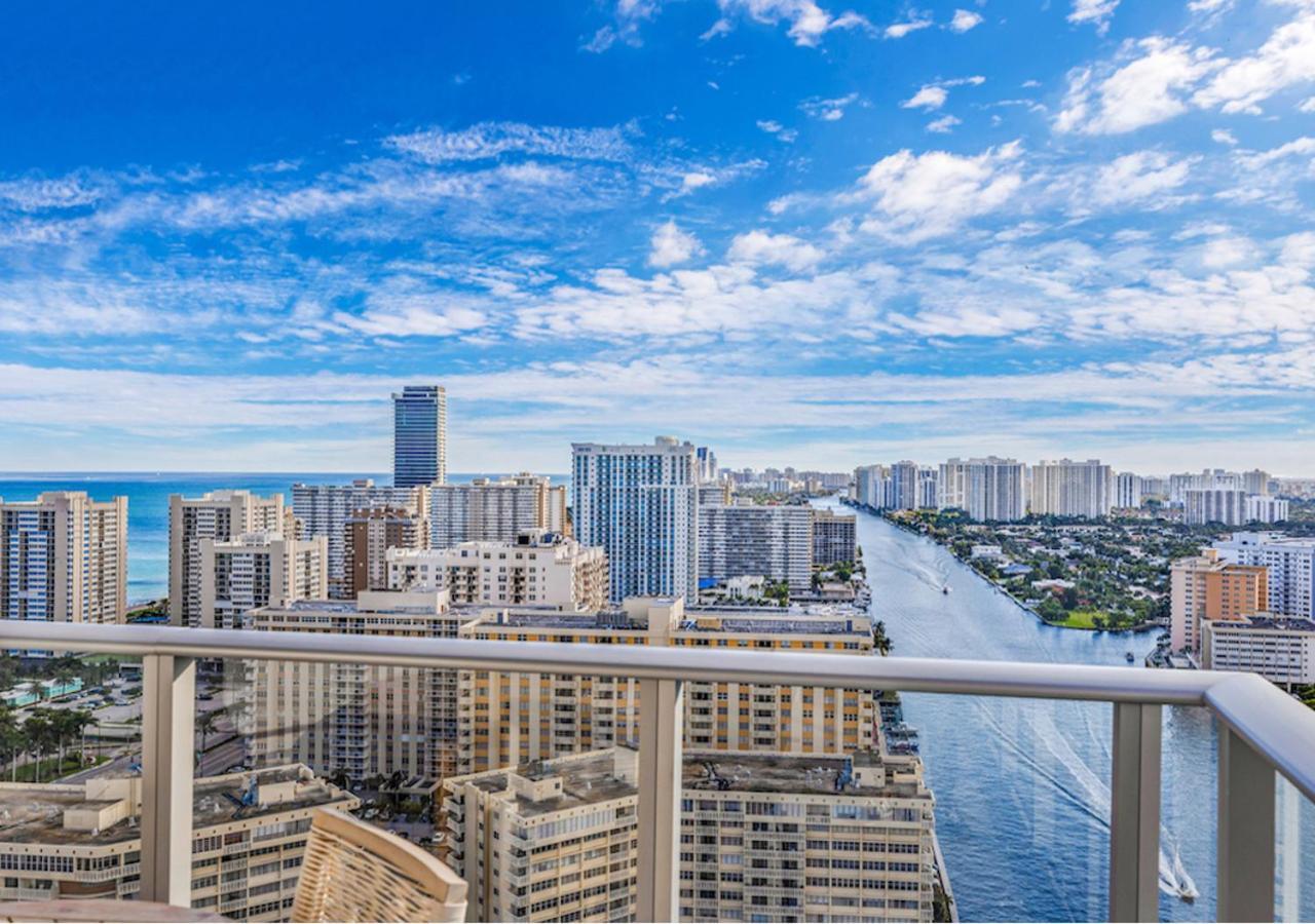 Hyde Beach House Three-Bedroom, Waterfront, Ocean And Intercostal View, Rooftop Pool, 5 Min Walk To Beach Hollywood Luaran gambar