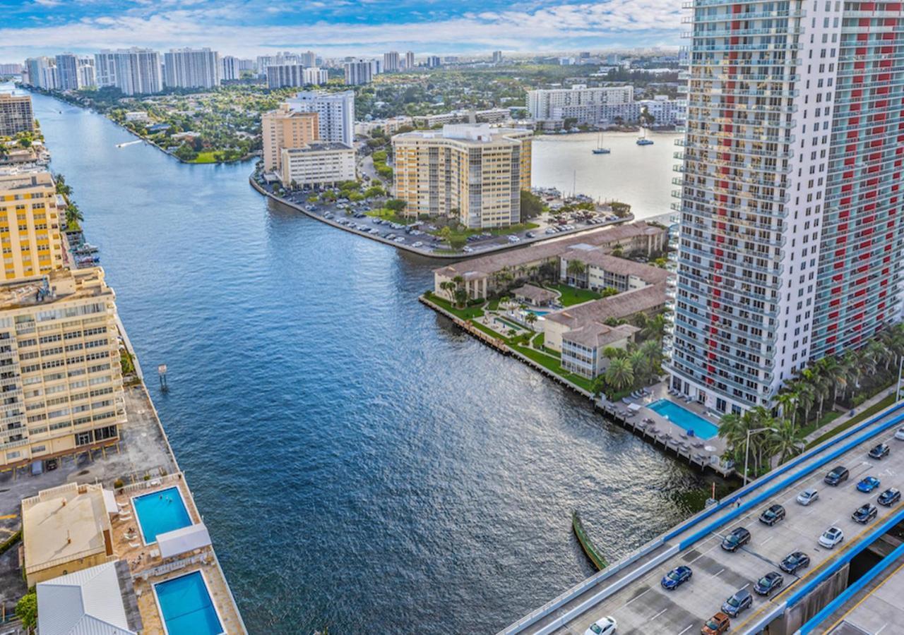 Hyde Beach House Three-Bedroom, Waterfront, Ocean And Intercostal View, Rooftop Pool, 5 Min Walk To Beach Hollywood Luaran gambar